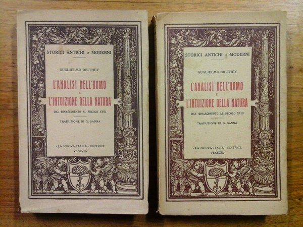L'analisi dell'uomo e l'intuizione della natura dal Rinascimento al secolo …