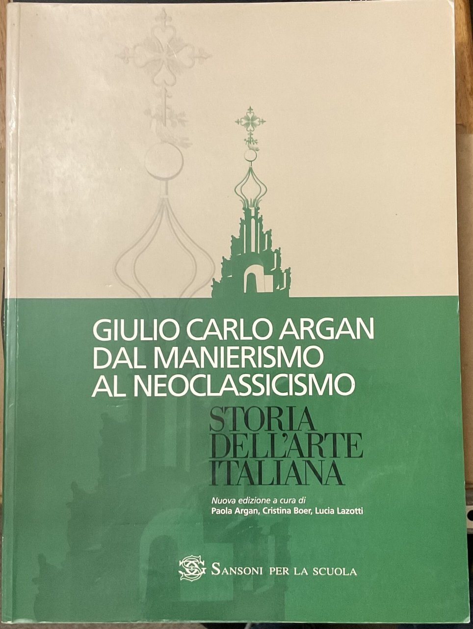 L’arte moderna. Giulio Carlo Argan. Dal Manierismo al Neoclassicismo. Storia … | Immagine principale