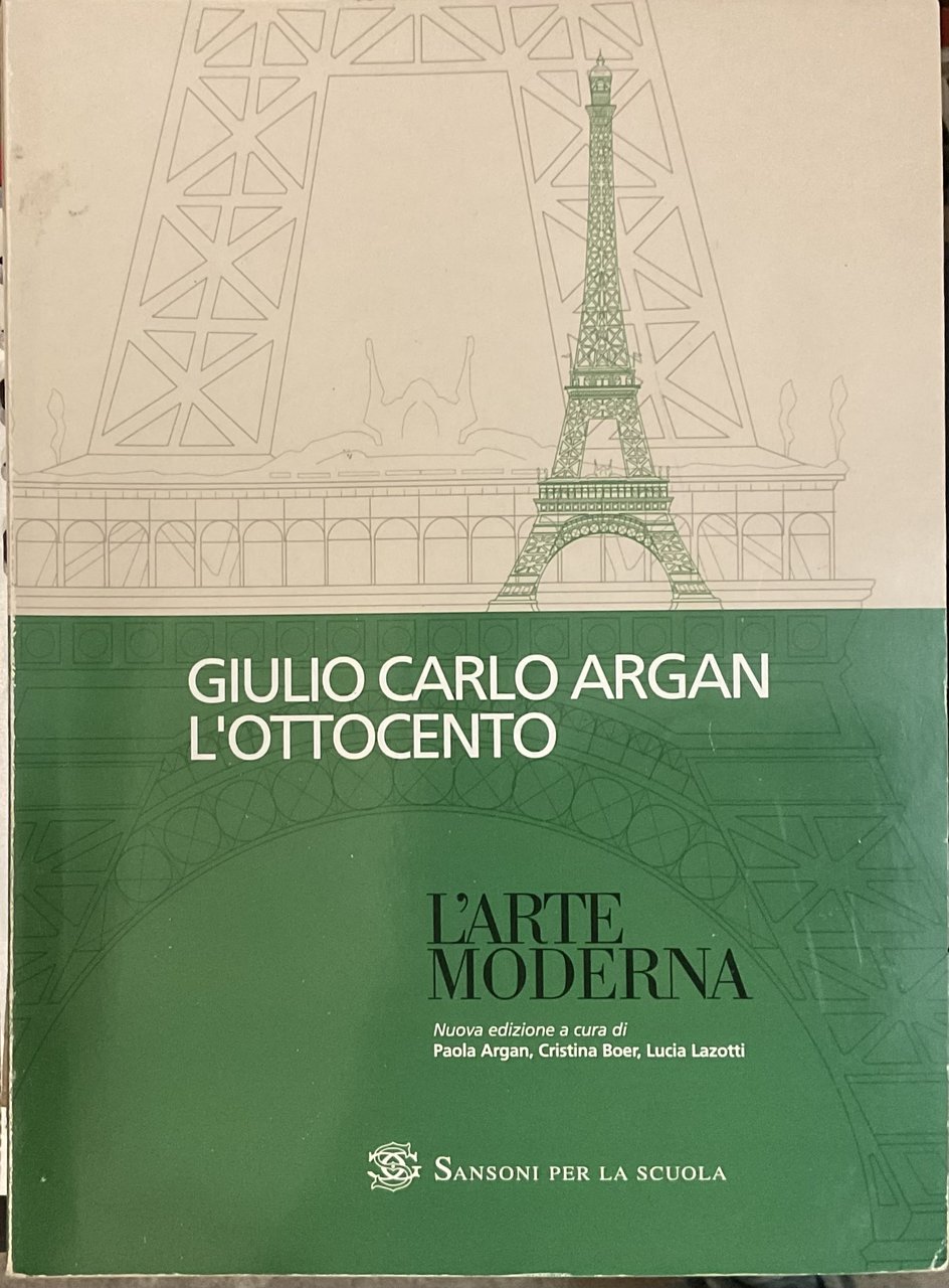 L’arte moderna. Giulio Carlo Argan. L’Ottocento. | Immagine principale