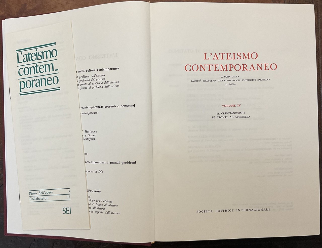L’ateismo contemporaneo. Vol. IV: Il Cristianesimo di fronte all’ateismo