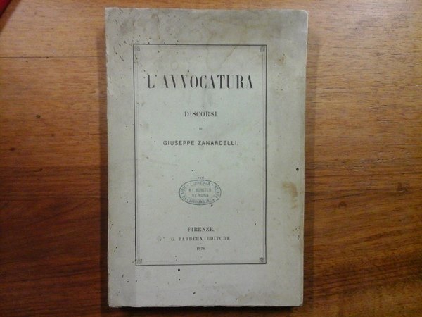 L'Avvocatura. Discorsi