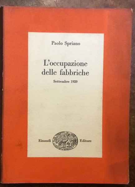 L’occupazione delle fabbriche. Settembre 1921