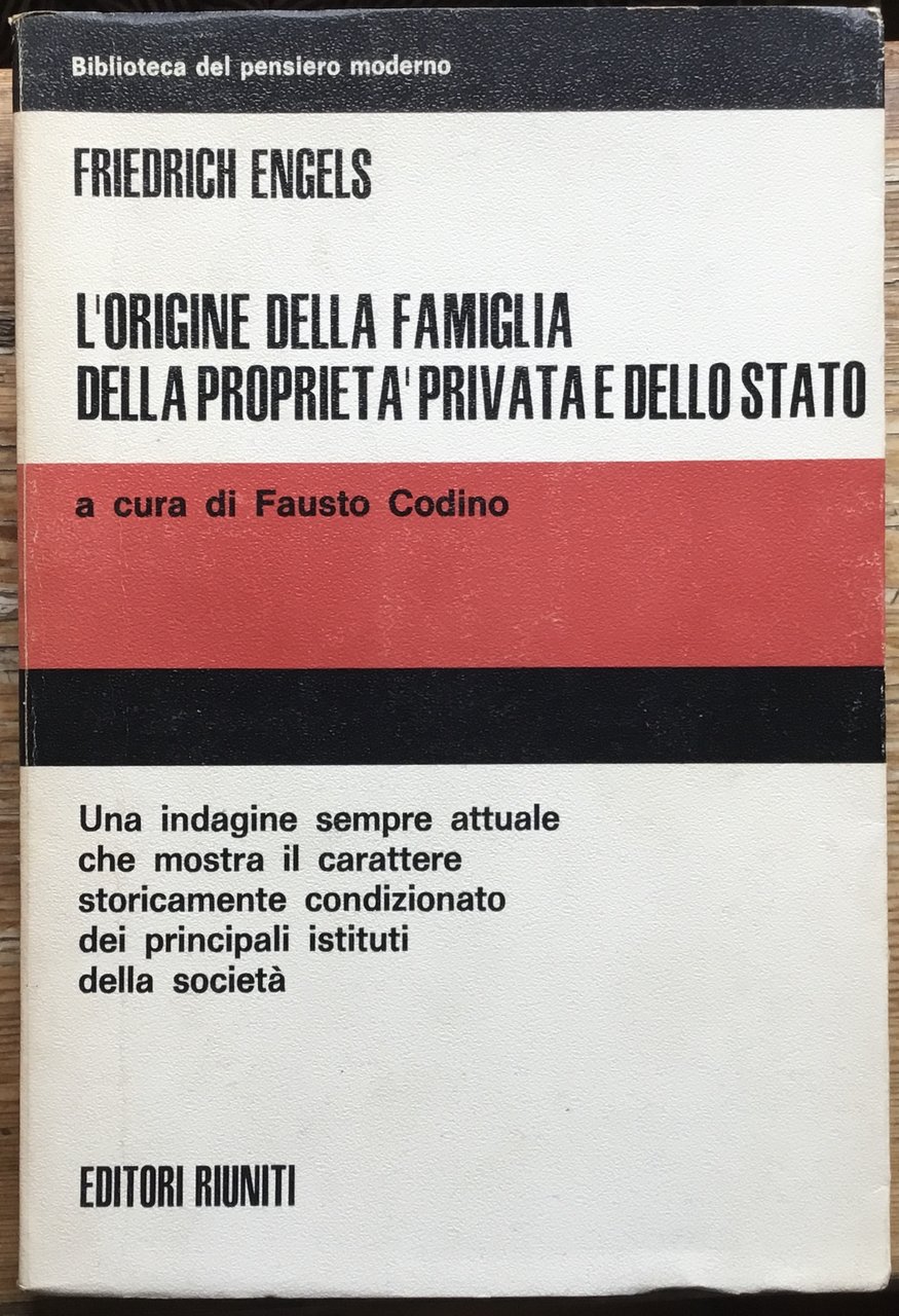 L’origine della famiglia, della proprietà privata e dello Stato | Immagine principale