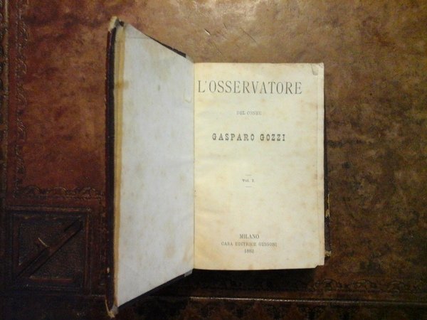 L'osservatore del Conte Gasparo Gozzi
