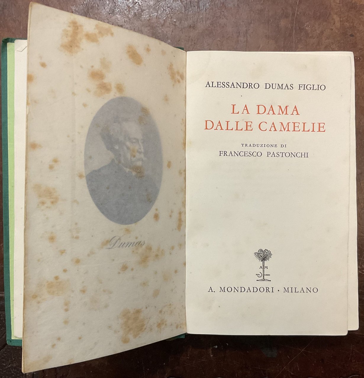 La dama delle camelie. Biblioteca romantica Mondadori | Immagine principale