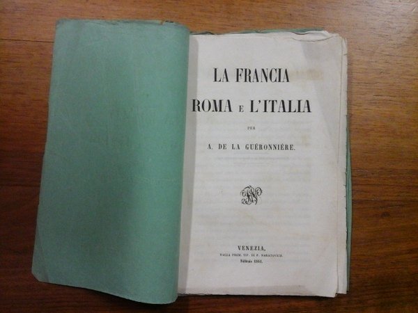 La francia Roma e l'Italia