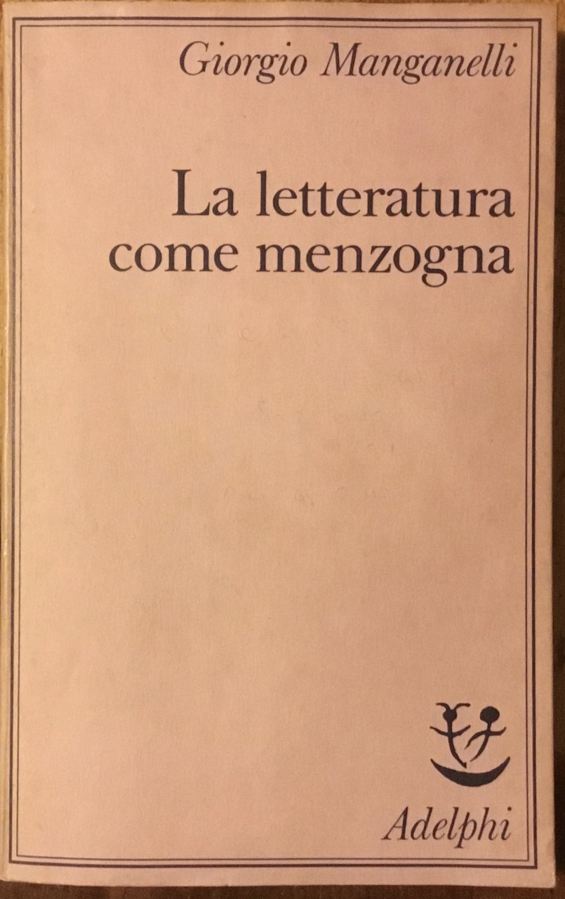 La letteratura come menzogna | Immagine principale