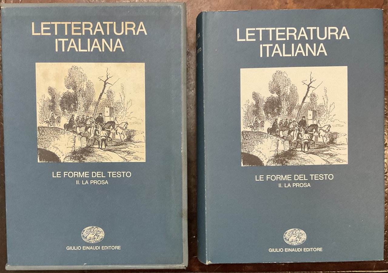 La Letteratura italiana Einaudi. Vol. 3.II: Le forme del testo. … | Immagine principale