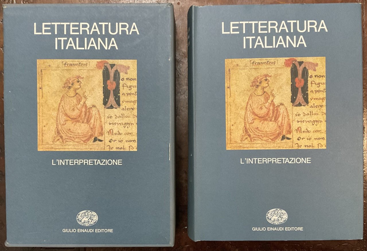 La Letteratura italiana Einaudi. Vol. 4: L’interpretazione | Immagine principale