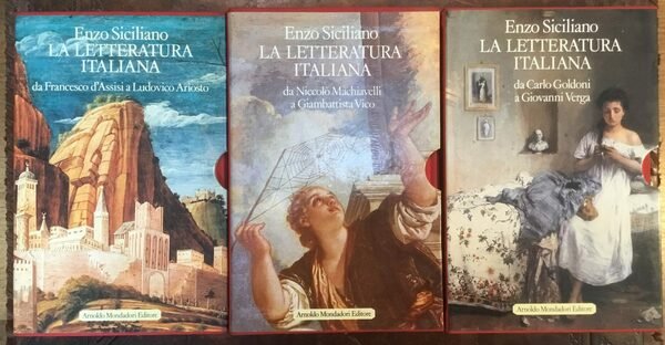 La Letteratura italiana. Tre volumi