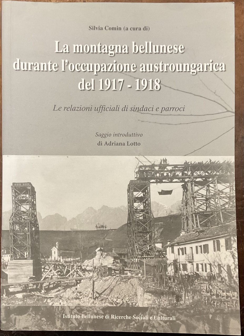 La montagna bellunese durante l'occupazione austroungarica del 1917-1918. Le relazioni …