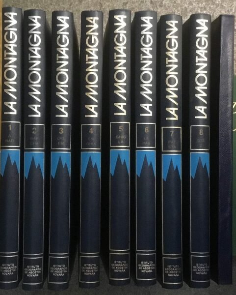 La Montagna. Grande enciclopedia illustrata. Otto volumi + un volume …