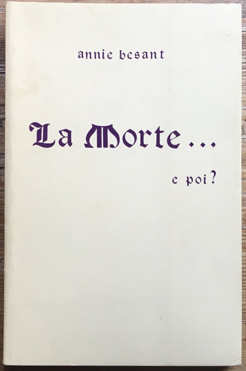 La morte…e poi? | Immagine principale
