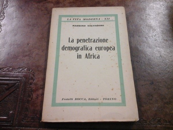 La penetrazione demografica europea in Africa (Intonso)