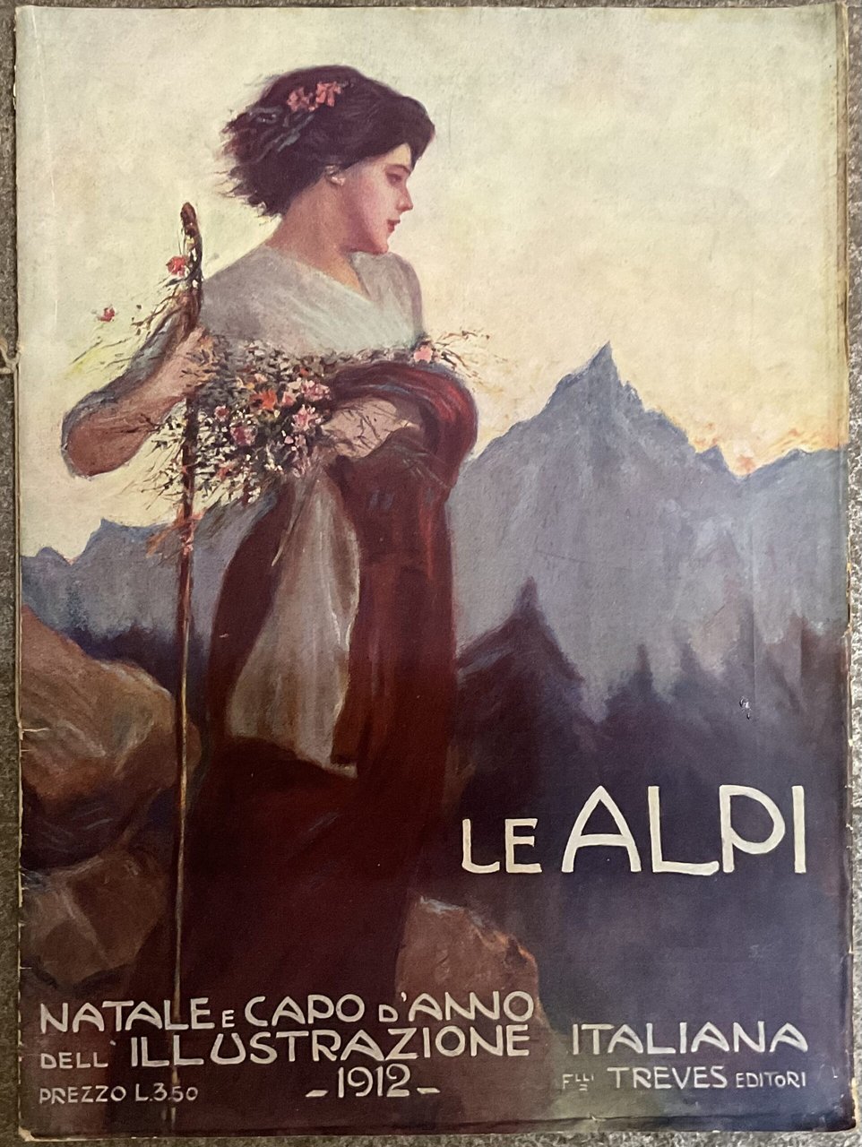 Le Alpi. Natale e Capo d'Anno dell'Illustrazione Italiana, 1912