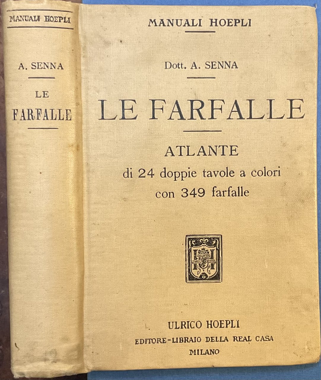 Le Farfalle. Atlante di 24 doppie tavole a colori con …