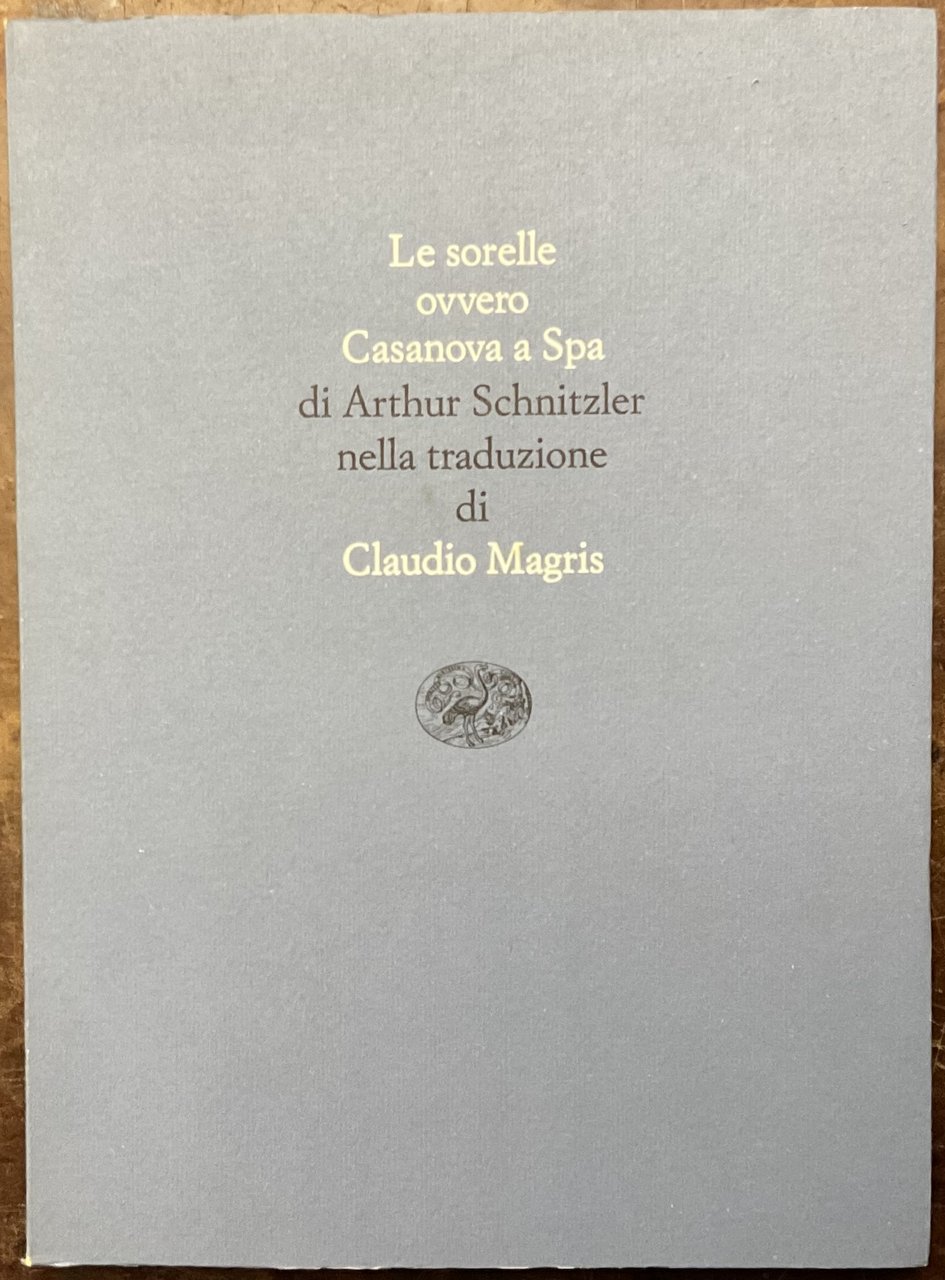 Le sorelle ovvero Casanova Spa, di Arthur Schnitzler, nella traduzione … | Immagine principale