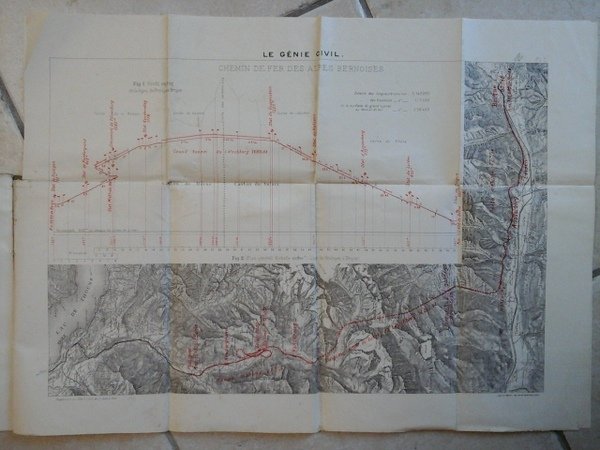 Les Travaux du Chemin de fer des Alpes Bernoises (Berne …