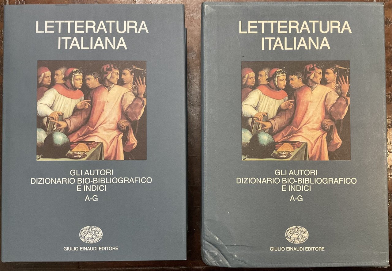 Letteratura italiana Einaudi. Gli autori. Dizionario bio-bibliografico e indici. A-G | Immagine principale