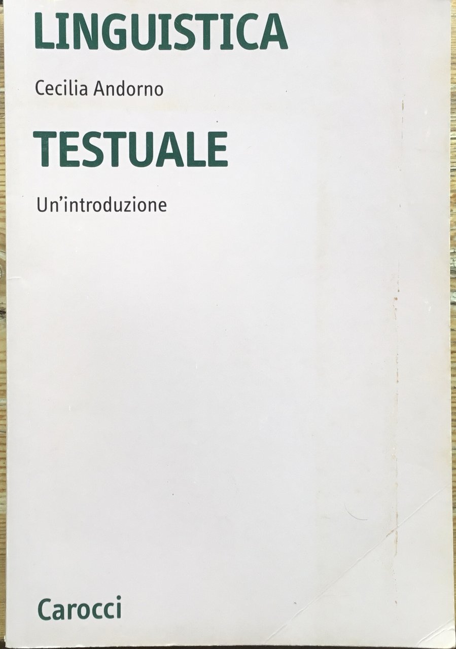Linguistica testuale