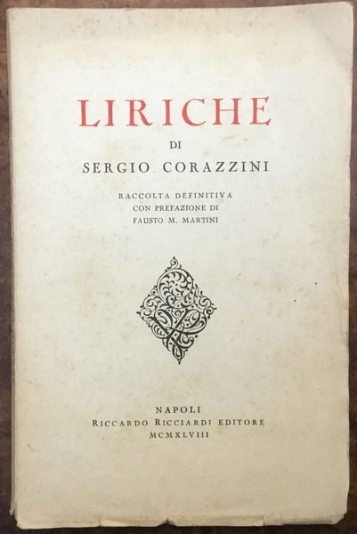 Liriche di Sergio Corazzini