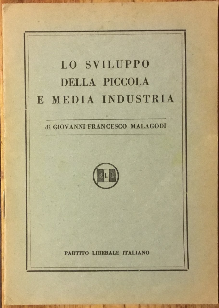 Lo sviluppo della piccola e media industria