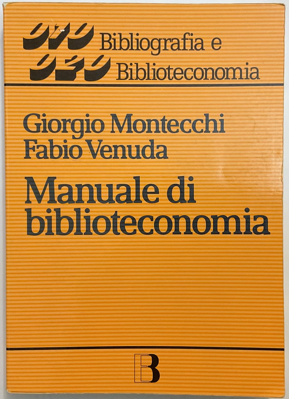 Manuale di biblioteconomia