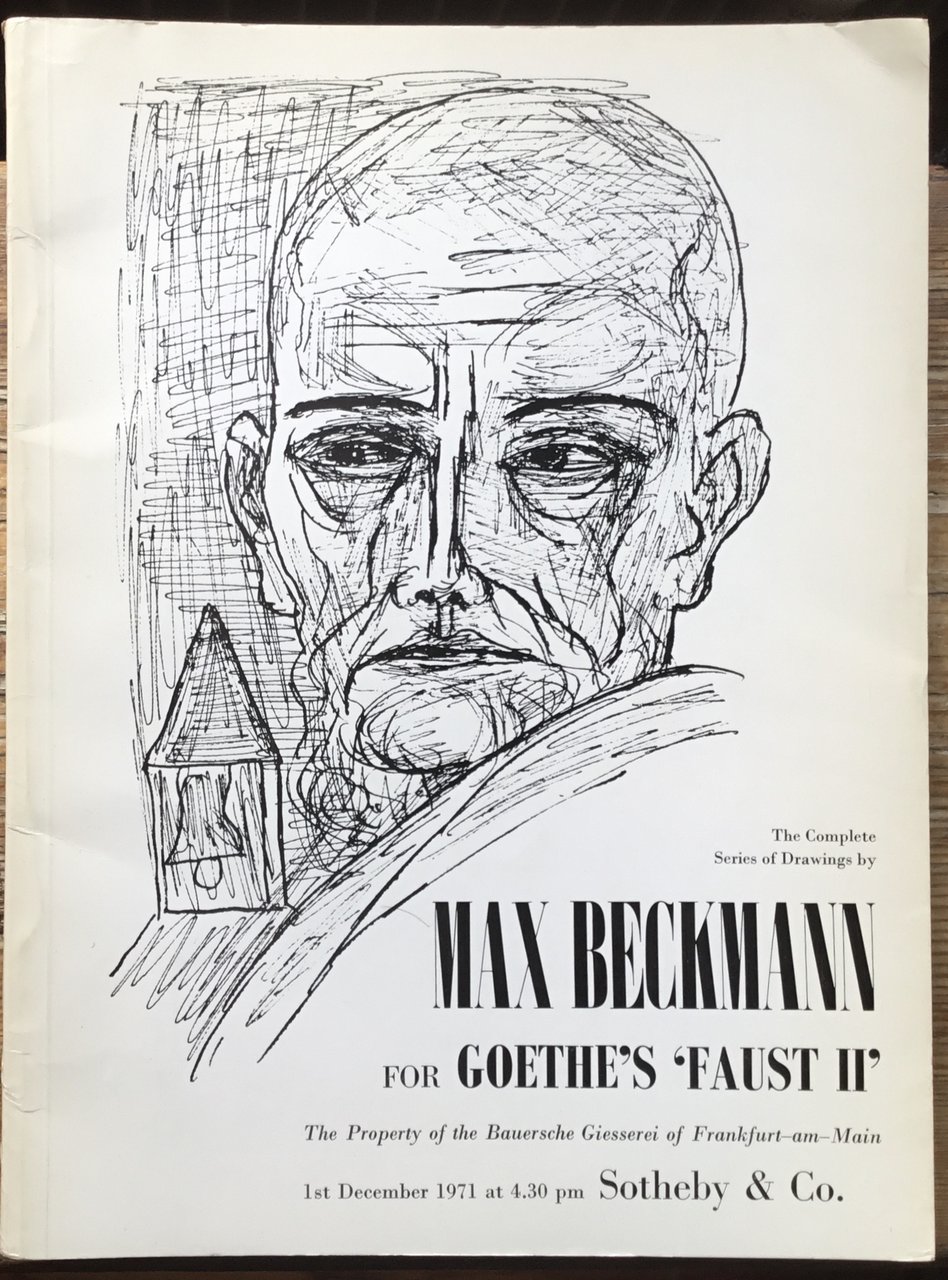Max Beckmann for Goethe’s “Faust II”(The complete Series of Drawings … | Immagine principale