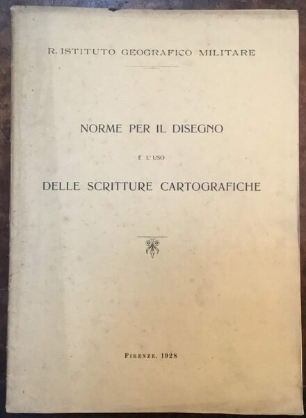 Norme per il disegno e l'uso delle scritture cartografiche