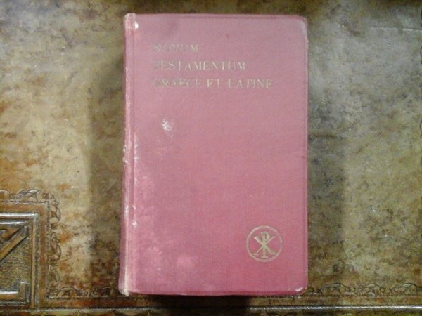 Novum testamentum Graece et latine. Apparatu critico instructum editit