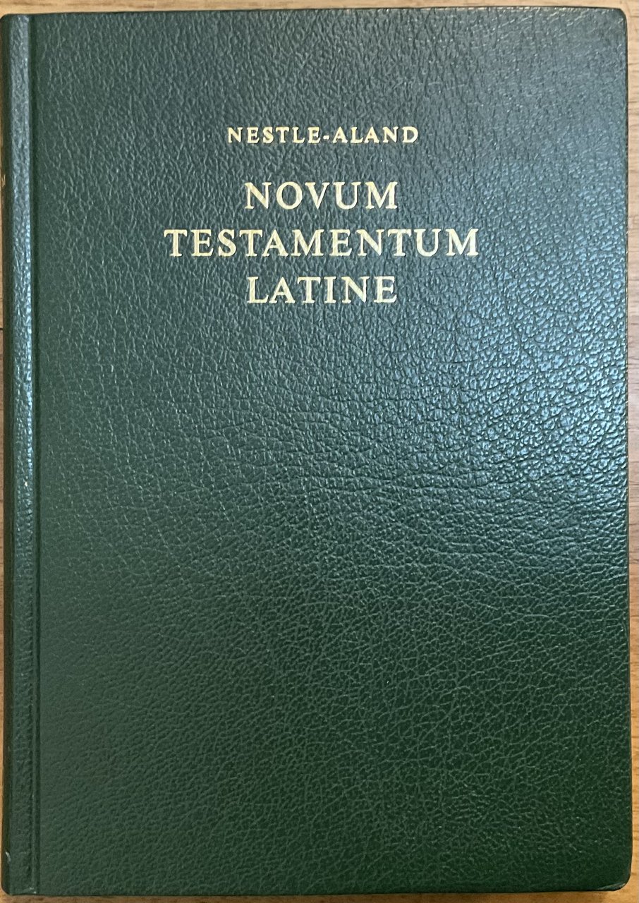 Novum Testamentum Latine. Novam Vulgatam Bibliorum Sacrorum Editionem secuti apparatibus …