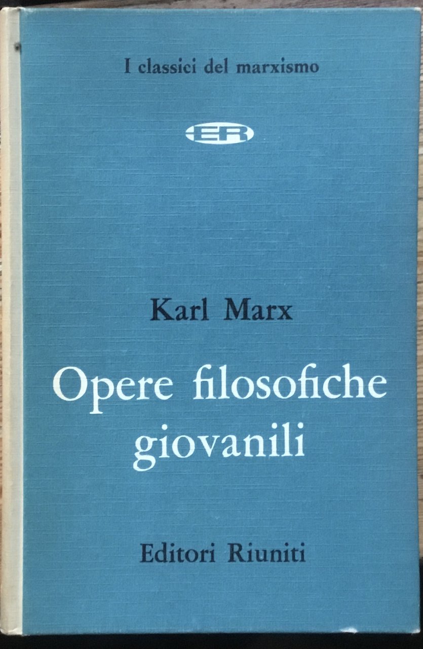 Opere filosofiche giovanili