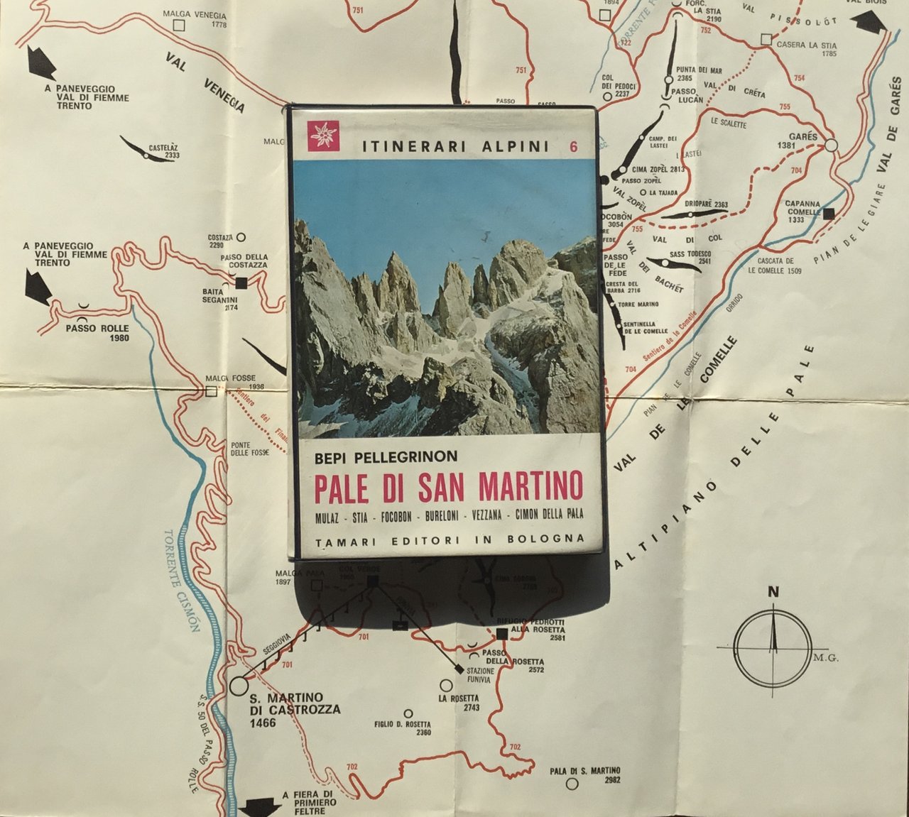 Pale di San Martino. Itinerari Alpini. Mulaz, Stia, Focobon, Bureloni, … | Immagine principale