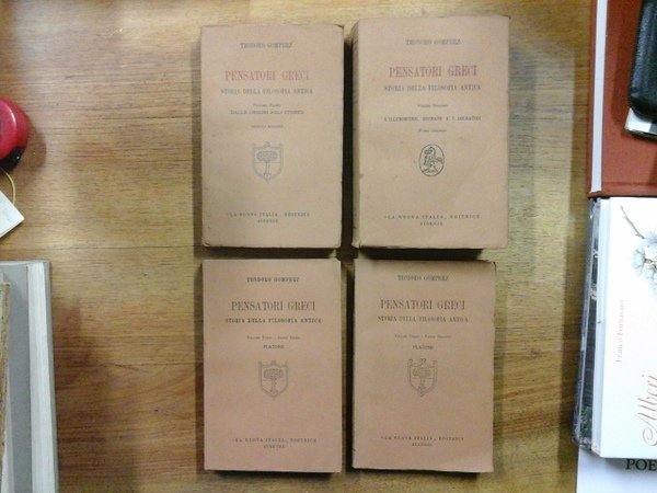 PENSATORI GRECI. Storia della Filosofia Antica. 1°: Dalle ORIGINI agli STORICI. 2°: L'ILLUMINISMO, SOCRATE e i SOCRATICI. 3°: PLATONE (in 2 tomi).