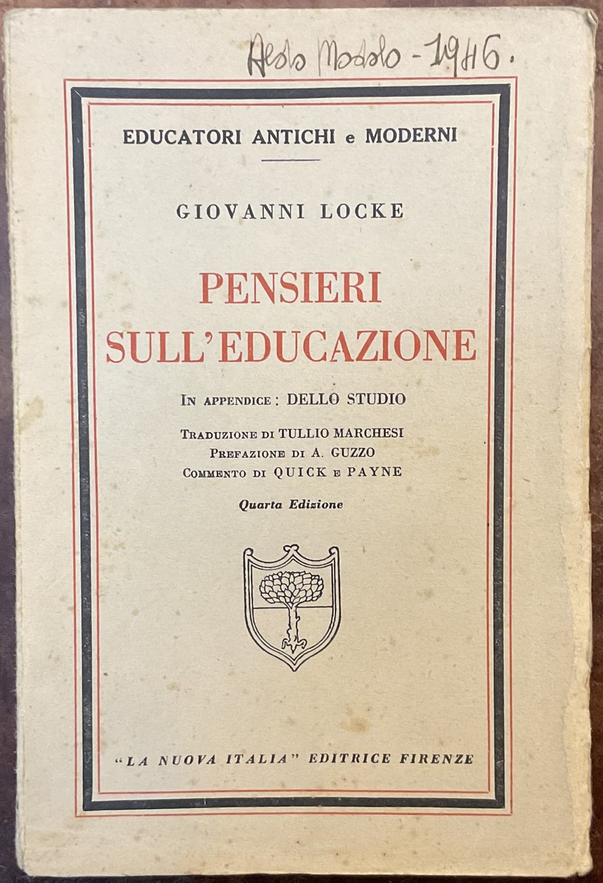 Pensieri sull’educazione