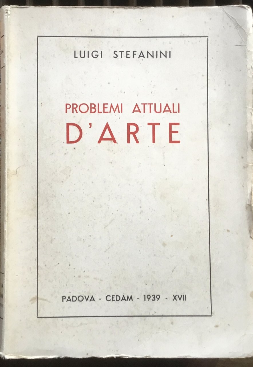 Problemi attuali d’ arte