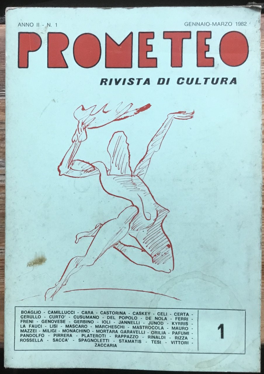 Prometeo. Rivista di Cultura. Gennaio-Marzo 1982. Anno II-N.1