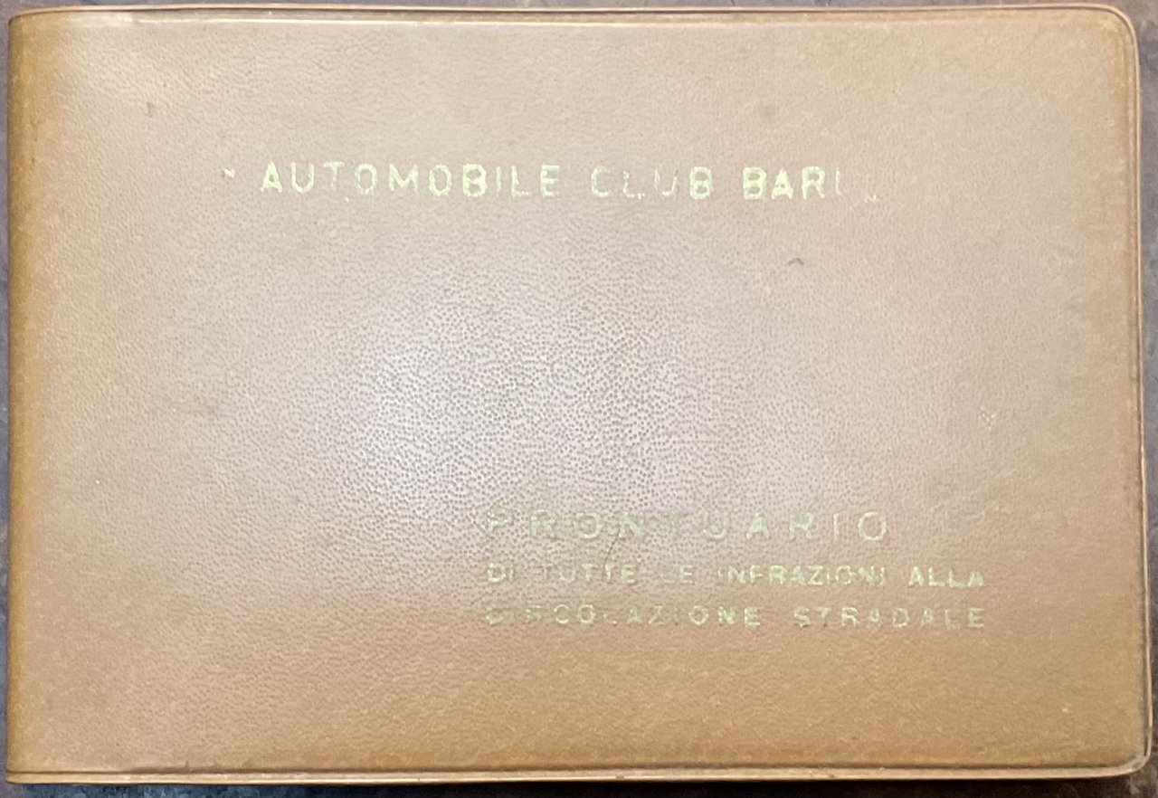 Prontuario di tutte le infrazioni alla circolazione stradale