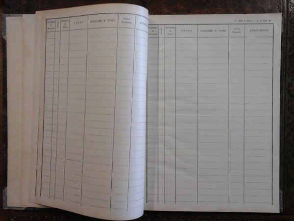 Regia Marina. Ruolo generale dello Stato Maggiore e dell'Equipaggio. N. …