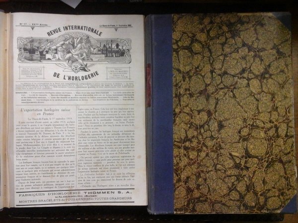Revue internationale de l'horlogerie 1919 - 20 - 21 - …