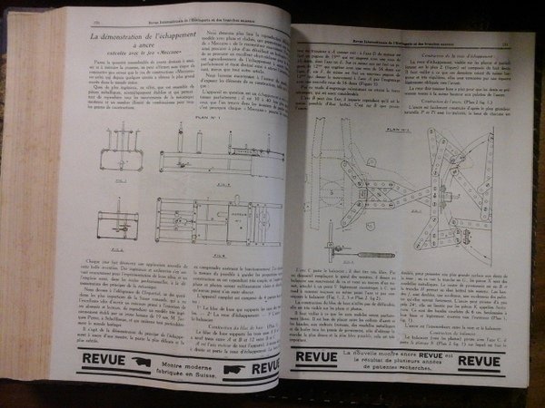 Revue internationale de l'horlogerie 1919 - 20 - 21 - …