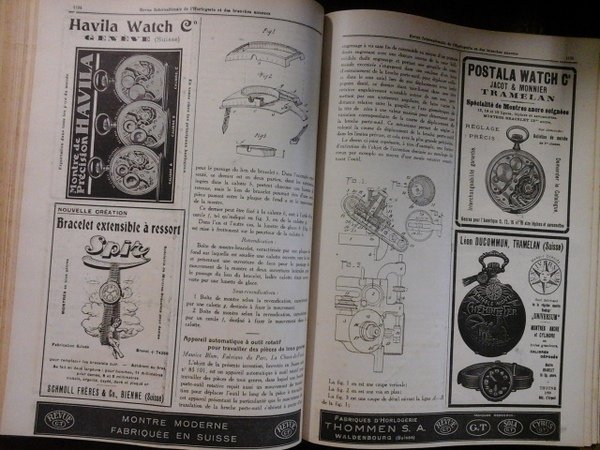 Revue internationale de l'horlogerie 1919 - 20 - 21 - …