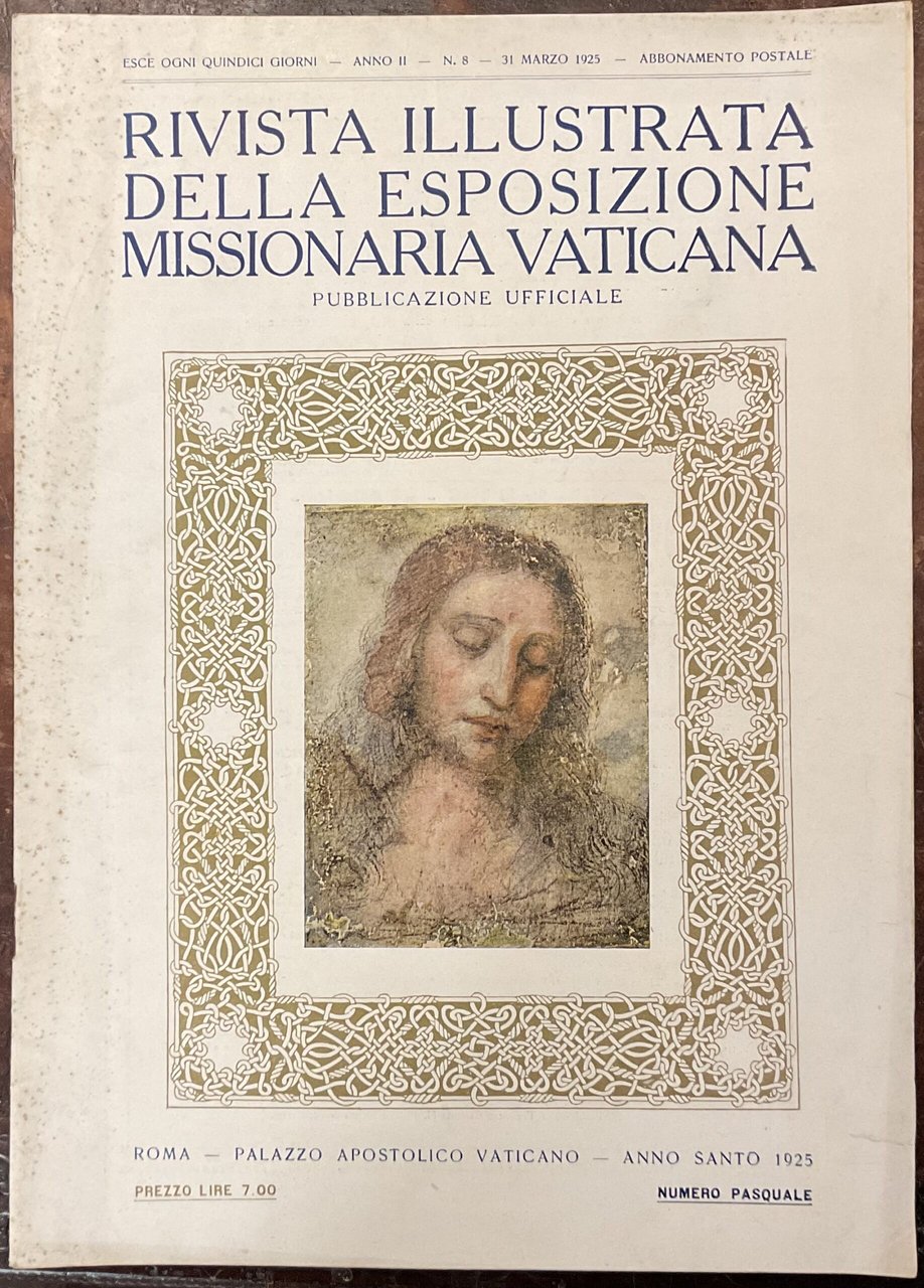 Rivista illustrata della Esposizione Missionaria Vaticana. Anno II - N. … | Immagine principale