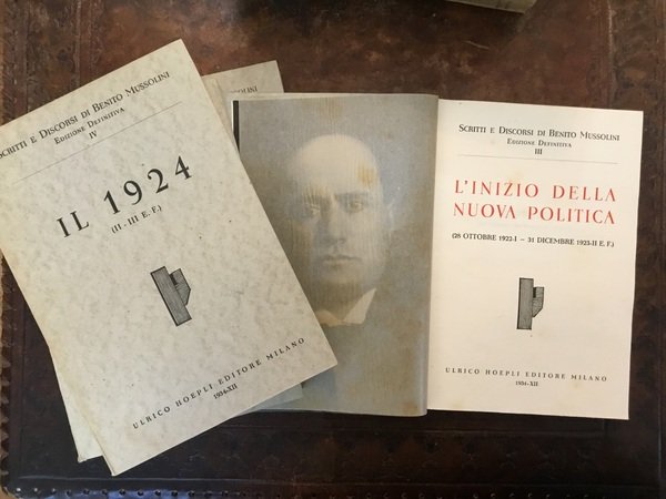 Scritti e discorsi di Benito Mussolini. Edizione definitiva. 12 Volumi