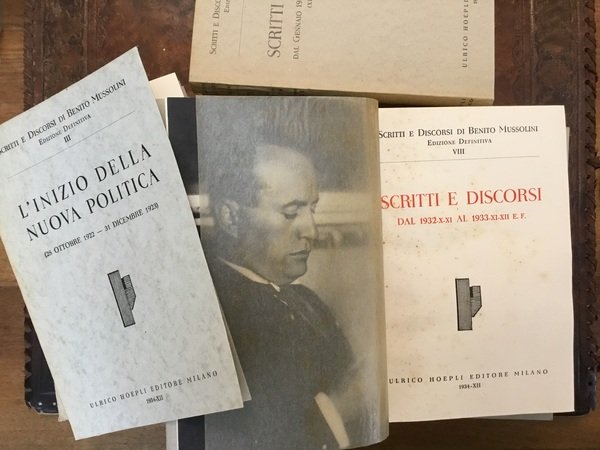 Scritti e discorsi di Benito Mussolini. Edizione definitiva. 12 Volumi