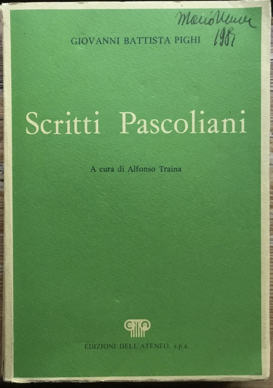 Scritti Pascoliani