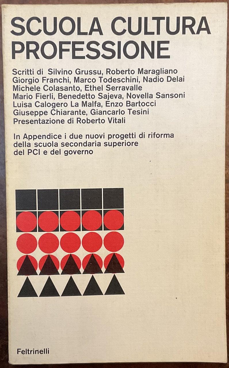 Scuola cultura professione