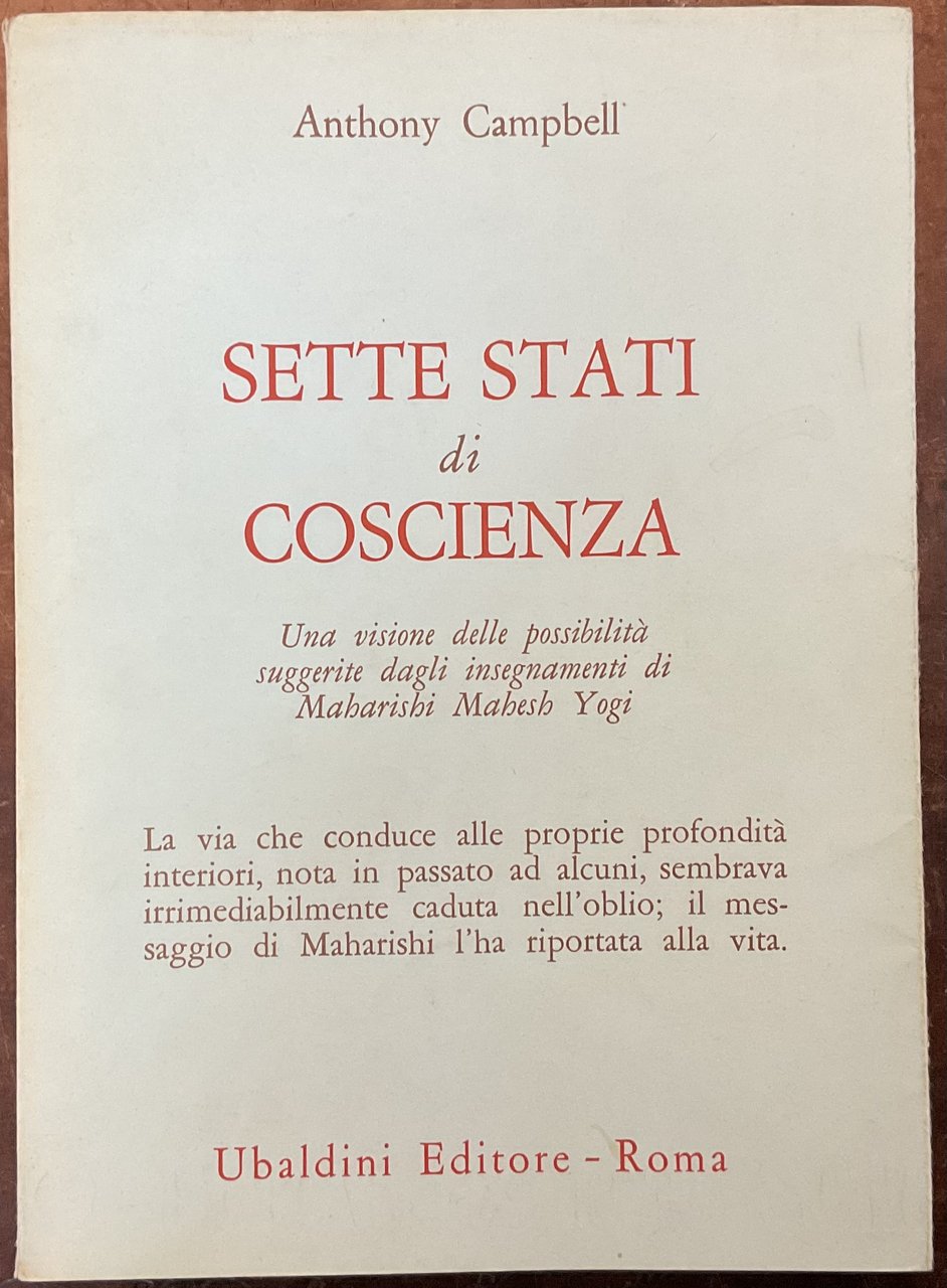 Sette stati di coscienza