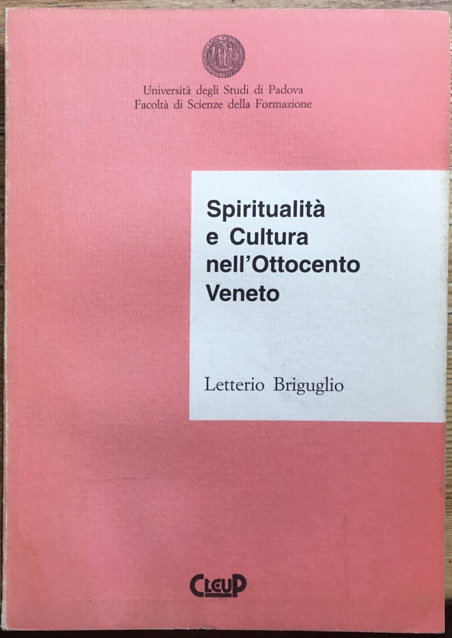 Spiritualità e Cultura nell’Ottocento Veneto