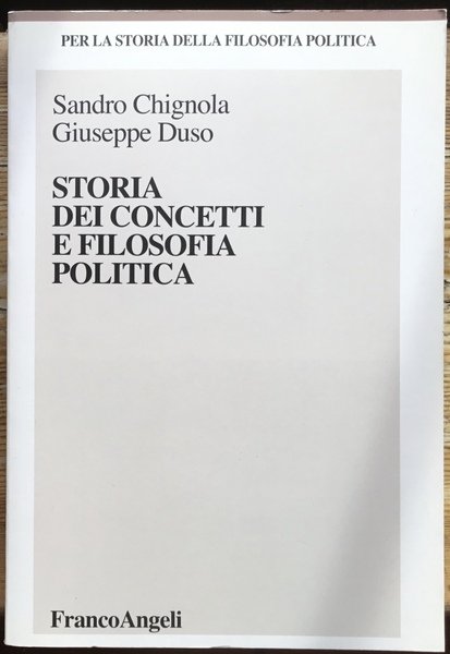 Storia dei concetti e filosofia politica